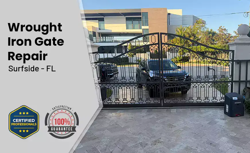 Wrought Iron Gate Repair Surfside - FL